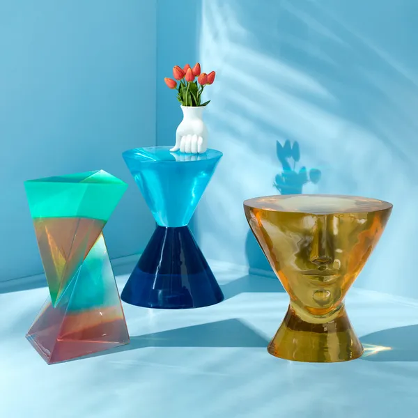 Jonathan Adler Giuliette Acrylic Table Image 3 Carats Mcallen, TX