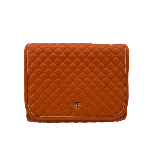 Toiletry Case- Sunset Orange Carats Mcallen, TX