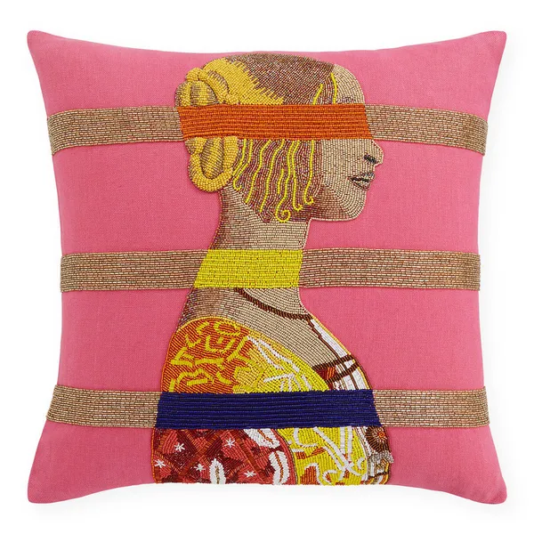 Jonathan Adler US Kit Renaissance Bars Beaded Pillow 20