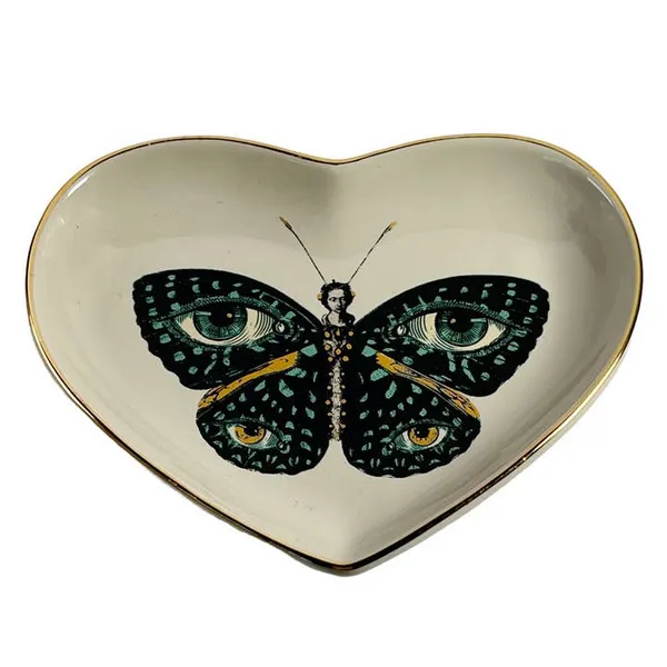 Madame Butterly Ceramic Heart Dish Carats Mcallen, TX