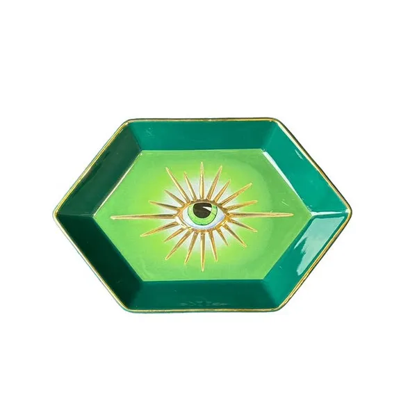 Evil Eye Trinket Dish Green Carats Mcallen, TX