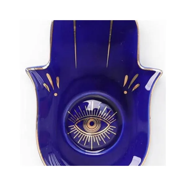 Evil Eye Curio Dish-Ceramic Carats Mcallen, TX