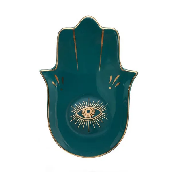 Evil Eye Curio Dish-Ceramic Carats Mcallen, TX