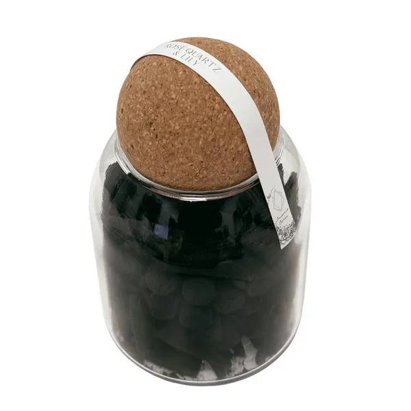 Incense Cones in Jar: Rose Quartz & Lily Fragrance Image 2 Carats Mcallen, TX