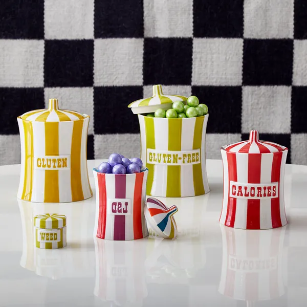 Jonathan Adler Vice Weed Canister Image 3 Carats Mcallen, TX