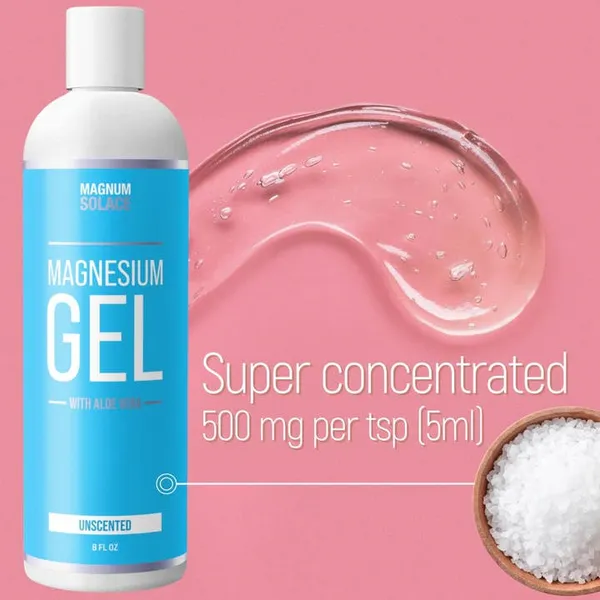 Magnesium Gel with Aloe | Massage Gel for Leg & Muscle Cramp | Unscented Carats Mcallen, TX