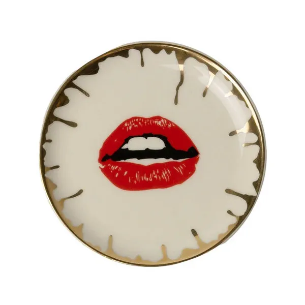 Bitch Round Ceramic Trinket Dish Carats Mcallen, TX