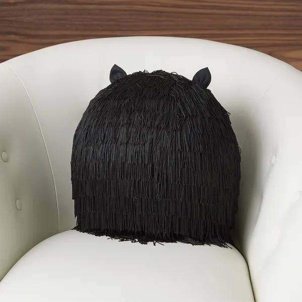 La Chatte Pillow-Black Image 3 Carats Mcallen, TX