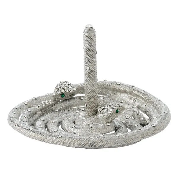 Silver Serpentina Ring Holder Carats Mcallen, TX