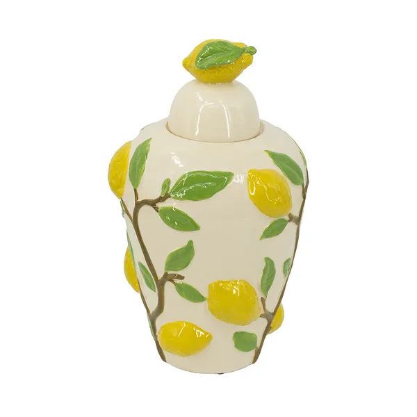 Lemon Lidded Jar Carats Mcallen, TX