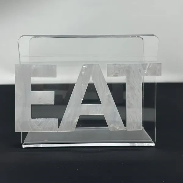 Acrylic Eat  Napkin Holder Carats Mcallen, TX