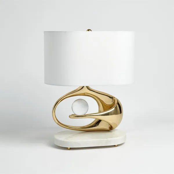 Global Views Orbit Lamp-Brass Carats Mcallen, TX