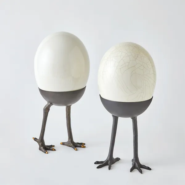 Ostrich Egg on Legs-Standing Image 2 Carats Mcallen, TX