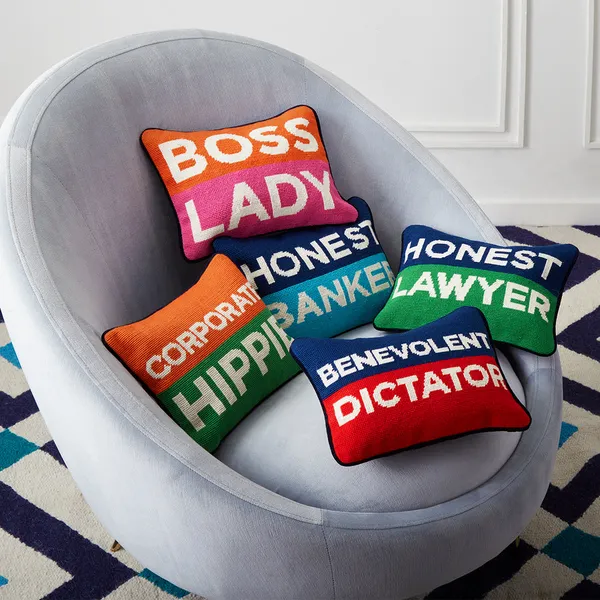 US KIT Personality Honest Lawyer Needlepoint Pillow Image 3 Carats Mcallen, TX