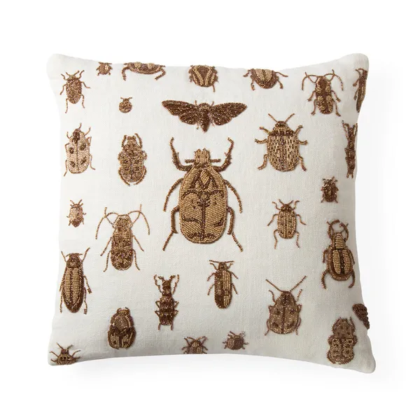 Jonathan Adler Kit US Specimen Beaded Pillow 18x18 Carats Mcallen, TX