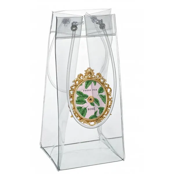 Portable Clear Wine Bag/Cooler- Press for Rose Carats Mcallen, TX