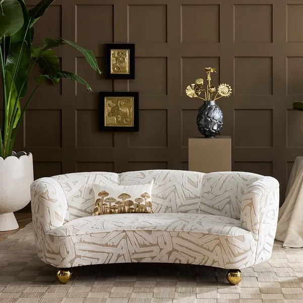 Jonathan Adler Mushroom Field Beaded Pillow Image 2 Carats Mcallen, TX