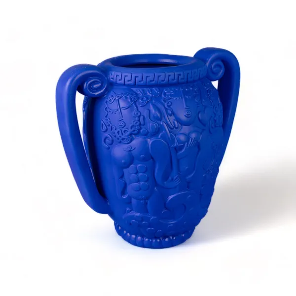 Terracotta Amphora Blue Image 2 Carats Mcallen, TX
