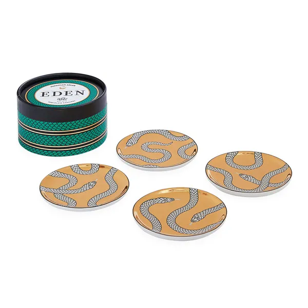 Jonathan Adler Eden Coasters- Gold/Black/White Image 2 Carats Mcallen, TX