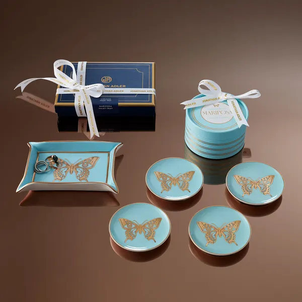 Jonathan Adler Mariposa Valet Tray Image 2 Carats Mcallen, TX
