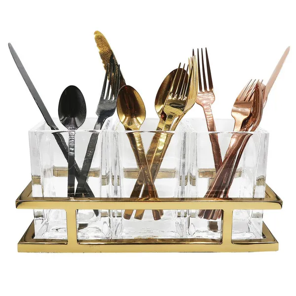 Aspen Flatware Caddy-Gold Image 2 Carats Mcallen, TX