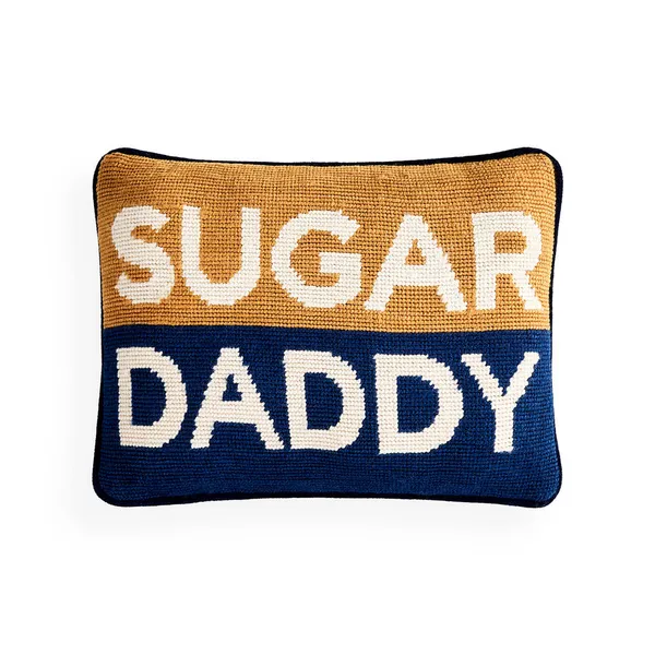Jonathan Adler US Kit Personality Suggar Daddy Needlepoint Pillow Carats Mcallen, TX