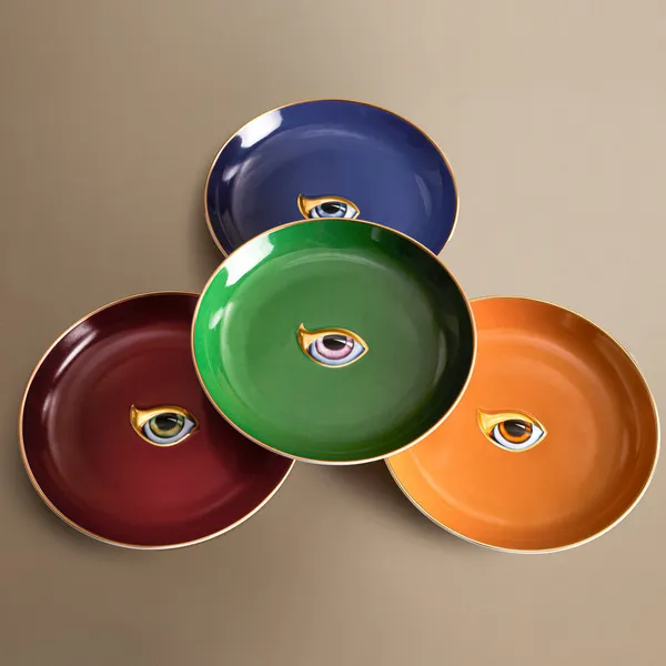 Lito-Eye Canape Plate- Assorted Part 2 Image 2 Carats Mcallen, TX