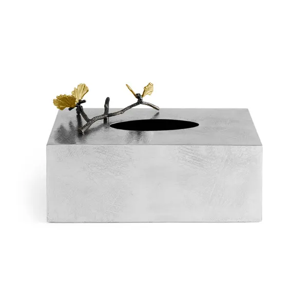 Michael Aram Butterfly Ginkgo Tissue Box - Rectangle Carats Mcallen, TX