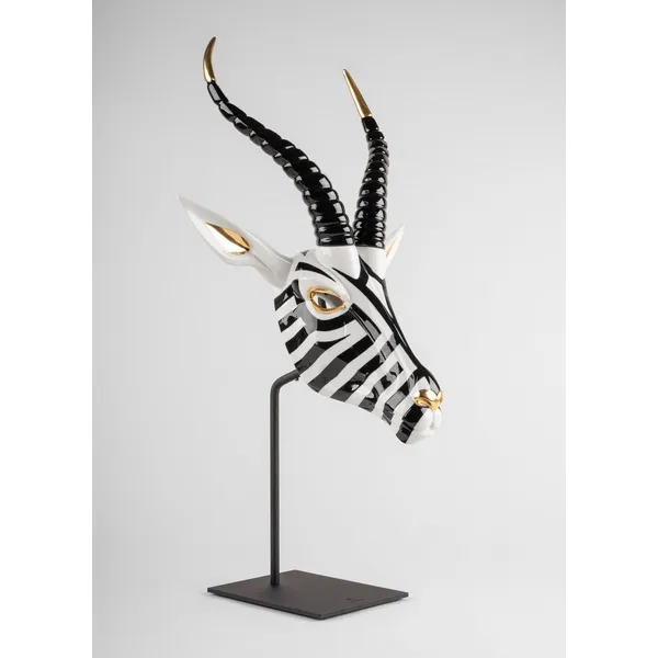 Antelope Mask (black-gold) Image 2 Carats Mcallen, TX