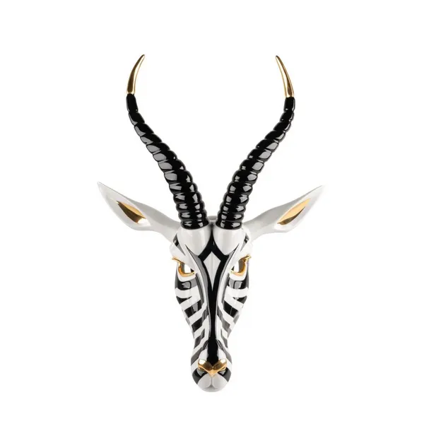 Antelope Mask (black-gold) Carats Mcallen, TX