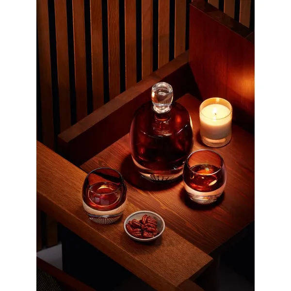 Whisky Club Decanter 36oz Peat Brown Image 3 Carats Mcallen, TX