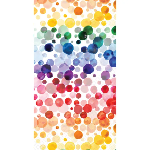 Rainbow Dots Guest Towel Carats Mcallen, TX