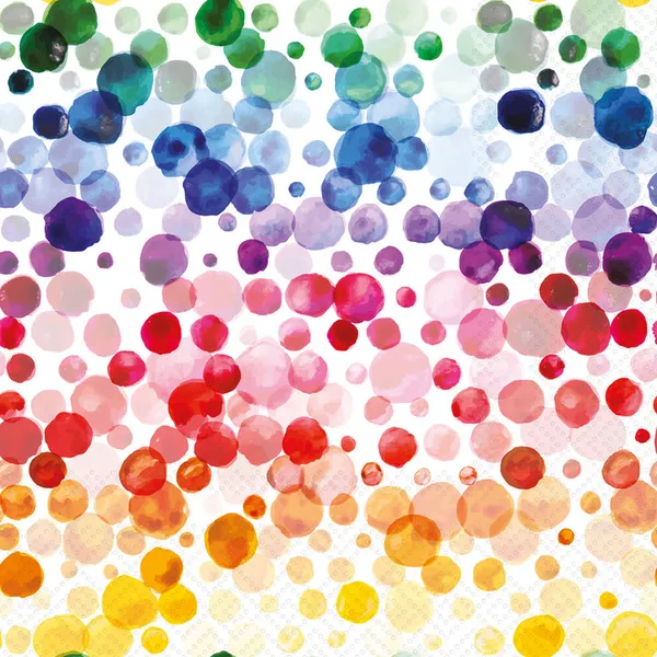 Rainbow Dots Cocktail Napkin Carats Mcallen, TX