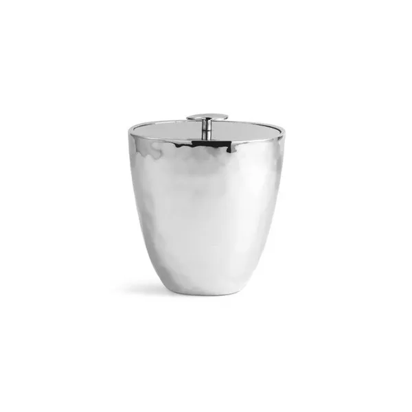 Michael Aram Reflective Ice Bucket with Tongs Carats Mcallen, TX