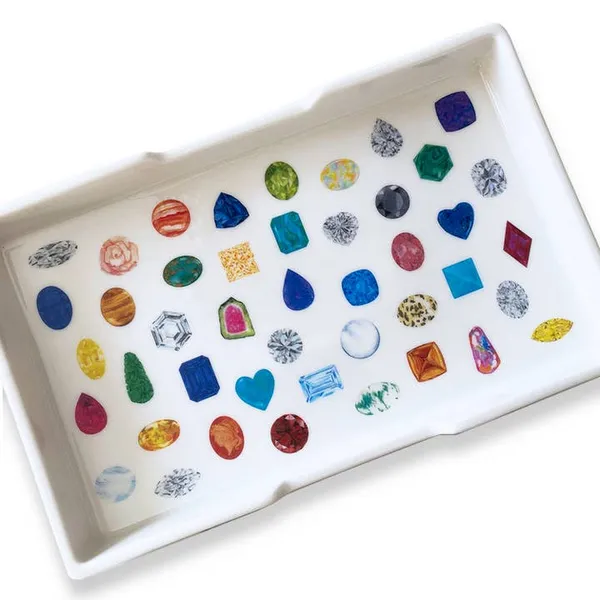 Gemstone & Diamond Trinket Tray Carats Mcallen, TX