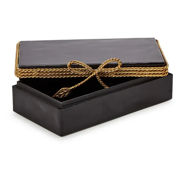 Golden Bow Enamel Covered Box Image 2 Carats Mcallen, TX