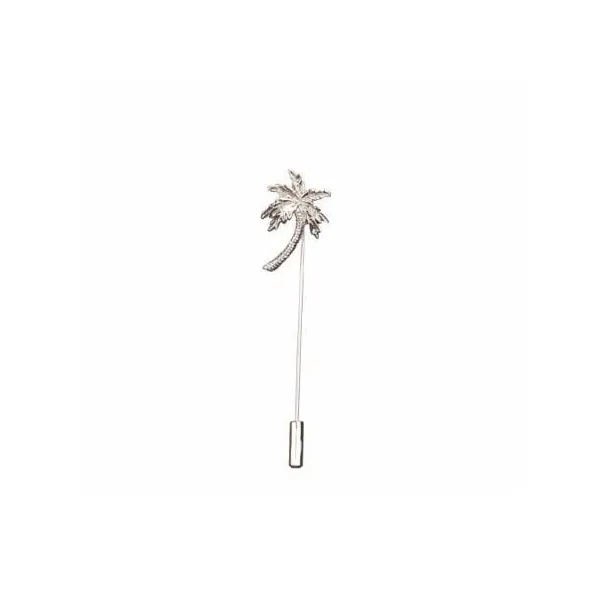 Palm Tree-Silver Lapel pin Carats Mcallen, TX