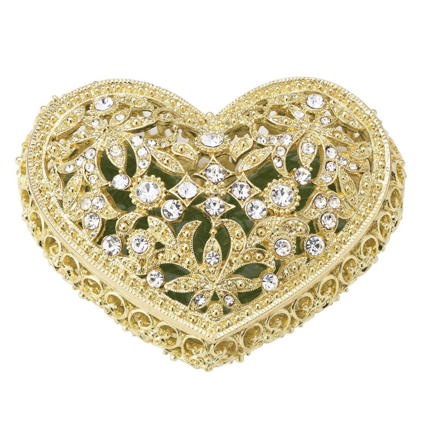 Gold Luxembourg Heart Box Carats Mcallen, TX