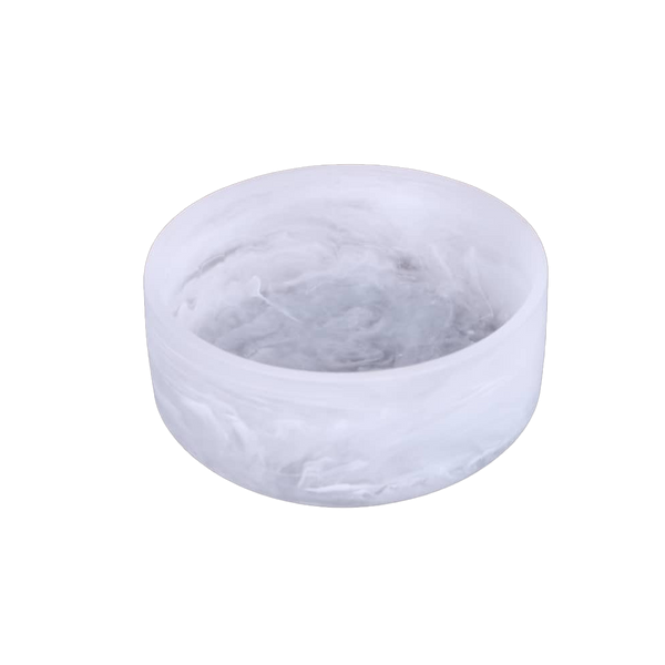 Resin White Swirl Salad Bowl Carats Mcallen, TX