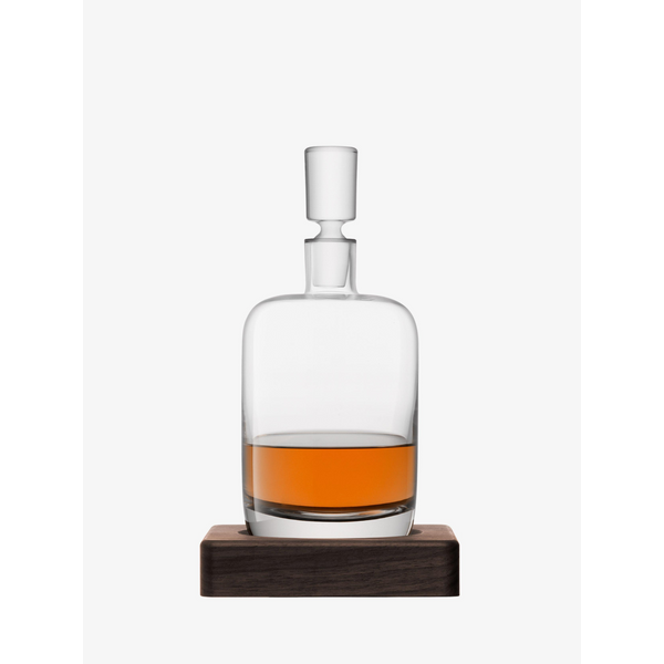 Whisky Renfrew Decanter Clear & Walnut Image 2 Carats Mcallen, TX
