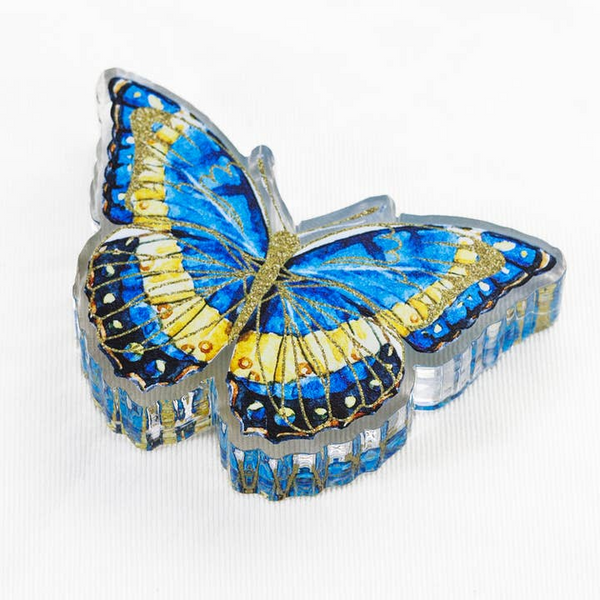 Acrylic Napkin Weight Butterfly Blues Carats Mcallen, TX