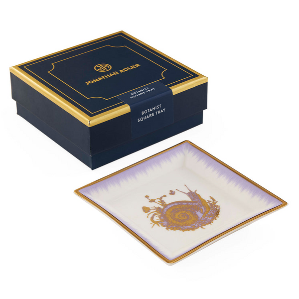 Jonathan Adler Botanist Square Tray Snail Image 2 Carats Mcallen, TX