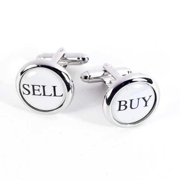 Rhodium Plated Cufflinks w/Buy &Sell Carats Mcallen, TX