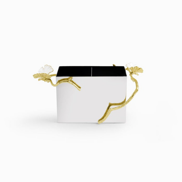 Michael Aram Butterfly Gingko Gold Cutlery Holder Carats Mcallen, TX