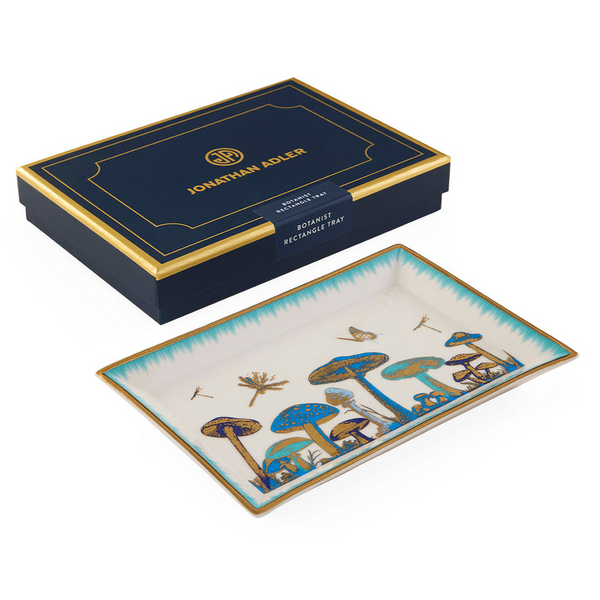 Jonathan Adler Botanist Mushroom Rectangle Tray Image 2 Carats Mcallen, TX