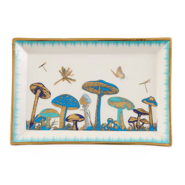 Jonathan Adler Botanist Mushroom Rectangle Tray Carats Mcallen, TX
