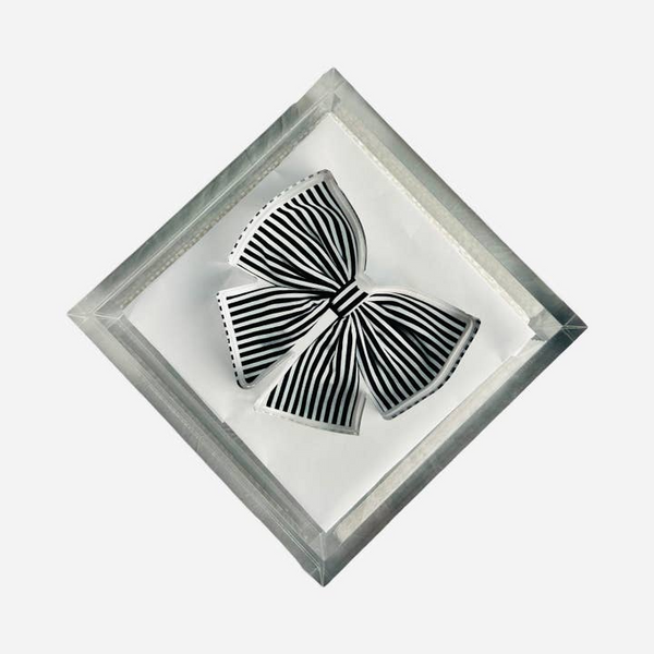 Acrylic Napkin Weight, Black Bow Image 2 Carats Mcallen, TX