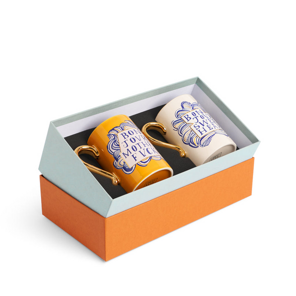 L'Objet Ruan Hoffmann Mugs- Set of 2 Image 2 Carats Mcallen, TX