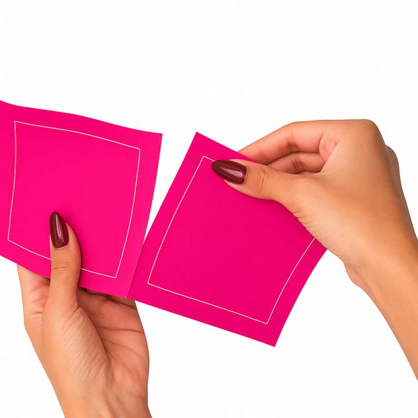 Cotton Cocktail Napkin Roll: Blush Crush (Fuchsia Pink) Image 3 Carats Mcallen, TX