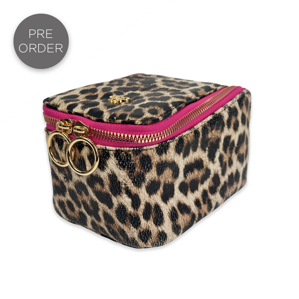 Train Jewelry Case- Fierce Leopard Carats Mcallen, TX